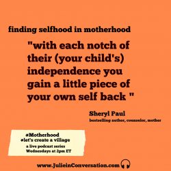 selfhood in motherhood