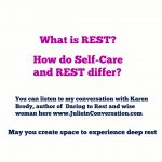 Self-Care and Rest